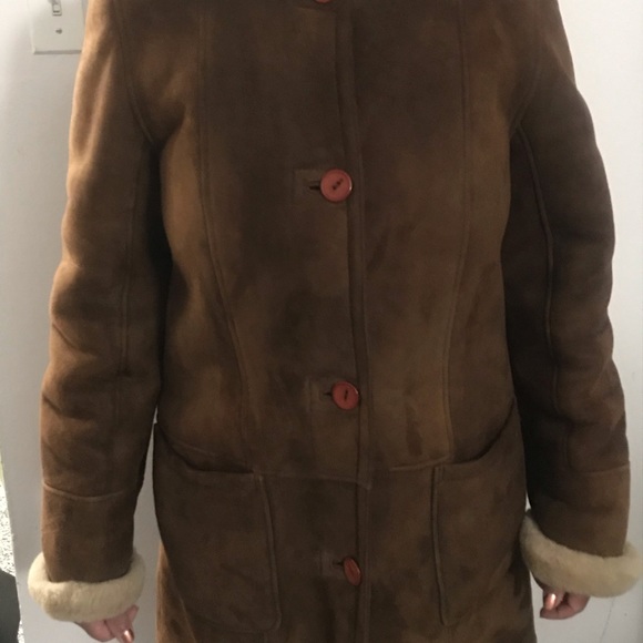 Lovely Light Brown Shearling Coat
